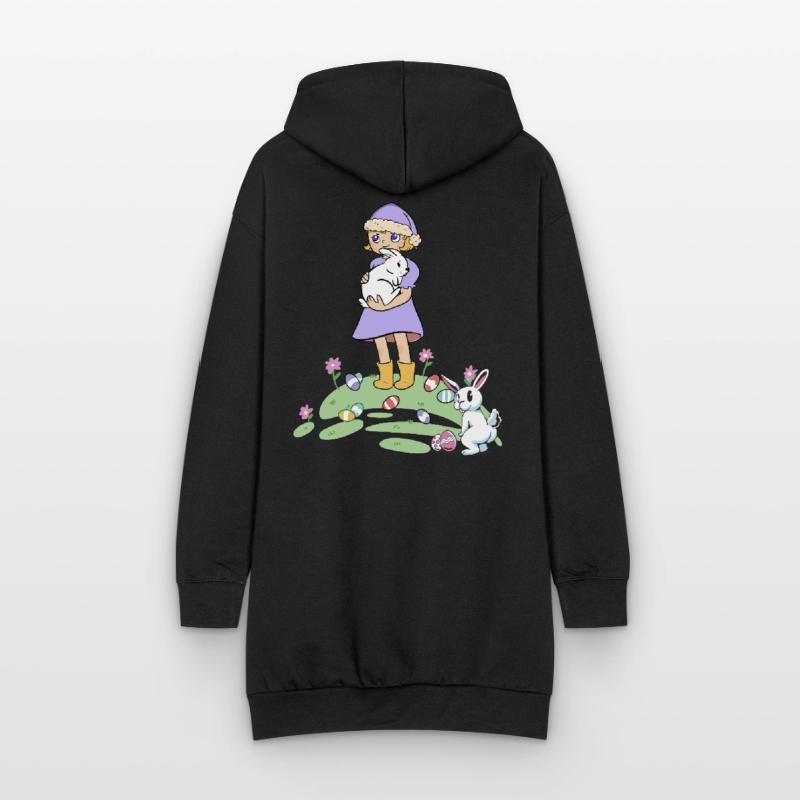 Easter Easter Bunny Kids Rabbit Easter Eggs Eggs Hoodie Dress