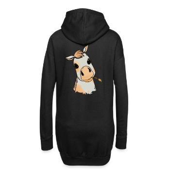 Poulain, Bébé, Cheval, Enfant, Cadeau D’anniversaire, Enfant - Sweat-shirt à capuche long Femme - noir - Dos