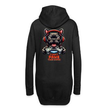 Chemise Gamers Bouledogue Français Gaming Jonk - Sweat-shirt à capuche long Femme - noir - Dos