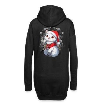 Chat, Conte De Fées, Personnage De Conte De Fées, Chats, Chat, Enfant - Sweat-shirt à capuche long Femme - noir - Dos
