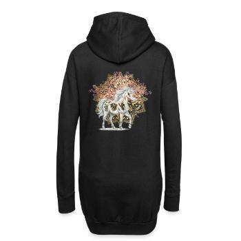 Mythologie Licornes Licorne Créatures mythiques Fable - Sweat-shirt à capuche long Femme - noir - Dos