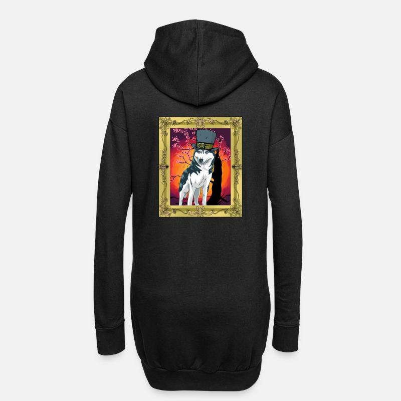 Mittelalter Wehrwolf Werhrwölfe Wolf Wölfe - Hoodie-Kleid - Schwarz