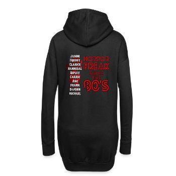 Marchandise de fan d’horreur, Horror Freak depuis les années 80 - Sweat-shirt à capuche long Femme - noir - Dos