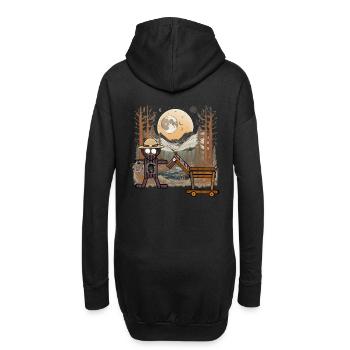 Cavalier du Far West Cheval Cowboy Western Cavalier - Sweat-shirt à capuche long Femme - noir - Dos
