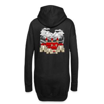 King Kings Conte de fées Château Forteresse Gurg Chevaliers - Sweat-shirt à capuche long Femme - noir - Dos