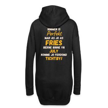 Chemise d’anniversaire frisonne Anniversaire des Frisons en juillet - Sweat-shirt à capuche long Femme - noir - Dos