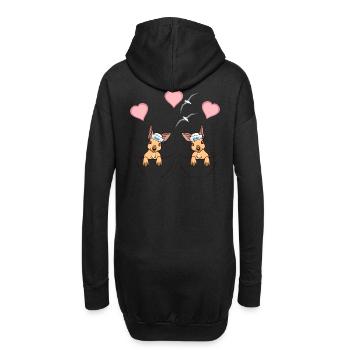 Marins Kangoru Marins Marins Ahoy Enfant - Sweat-shirt à capuche long Femme - noir - Dos
