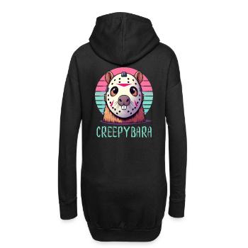 Capybara horror freak Fans de films d’horreur drôles - Sweat-shirt à capuche long Femme - noir - Dos