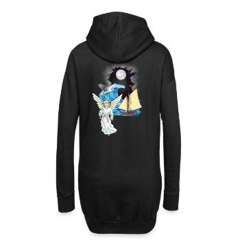 Ange gardien Marin maritime Ange marin - Sweat-shirt à capuche long Femme - noir - Dos