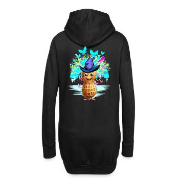 Cacahuète Cacahuètes Enfants Enfant Printemps Noix Magique - Sweat-shirt à capuche long Femme - noir - Dos