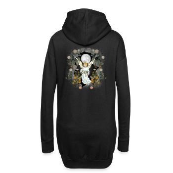 Ange spirituel conte de fées conte de fées protecteur de caractère - Sweat-shirt à capuche long Femme - noir - Dos