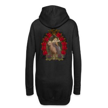 Noël Noël Conte de fées Enfants Enfant - Sweat-shirt à capuche long Femme - noir - Dos