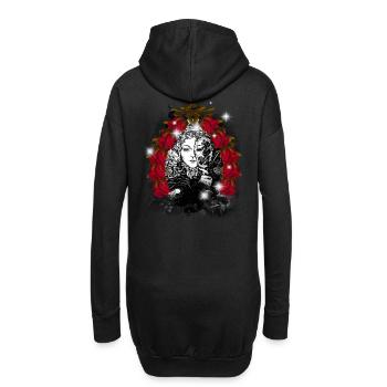 Mystique Magique Conte de fées Conte de fées Personnage Sorcière - Sweat-shirt à capuche long Femme - noir - Dos