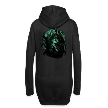 Nature Forêt Chaman Chaman Amoureux de la nature - Sweat-shirt à capuche long Femme - noir - Dos