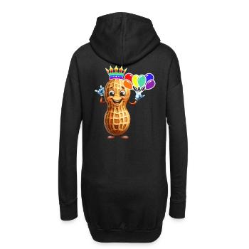 LGBT Peanut Birthday Peanuts Balloons - Hoodie Dress - black - Back