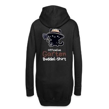 Offizielles Garten Buddel-Shirt mit Katze - Hoodie-Kleid - Schwarz - Hinten
