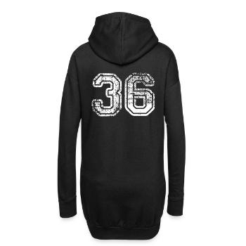 36 - Hoodie Dress - black - Back