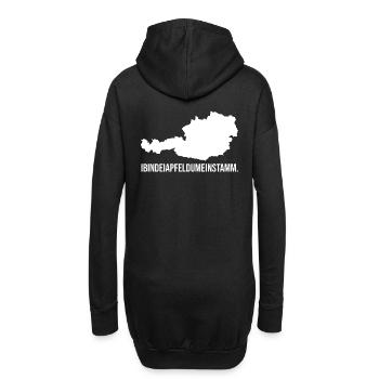 Heimat Österreich Austria - Hoodie-Kleid - Schwarz - Hinten