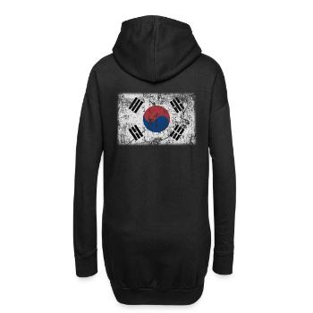 Corée du Sud - Corée du Sud - Asie - Asie - Sweat-shirt à capuche long Femme - noir - Dos