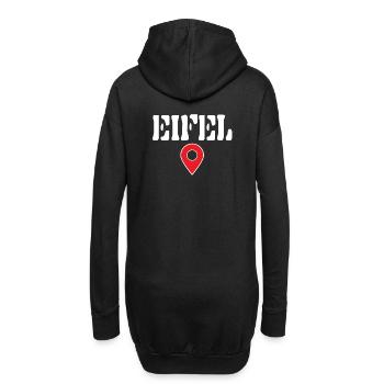 Eifel Standort,Symbol Landkarte Eifeler Shirt - Hoodie-Kleid - Schwarz - Hinten