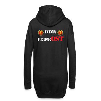 DDR Feinkost-OST,Humor Essen Delikatessen,Koch, - Hoodie-Kleid - Schwarz - Hinten