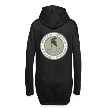 Spartan Molon Labe - Sweat-shirt à capuche long Femme - noir - Dos