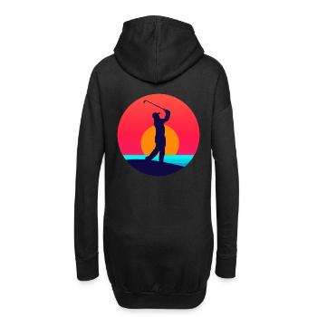 Golf - Hoodie-Kleid - Schwarz - Hinten