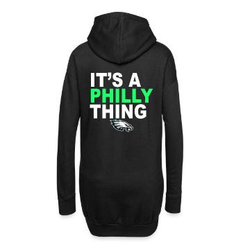 IT IS A PHILLY THING Es ist ein Philadelphia Thing Fan - Hoodie-Kleid - Schwarz - Hinten