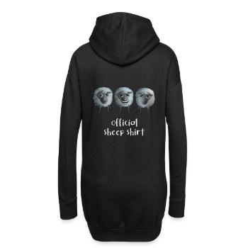 Sheep - Official sheep shirt - Hoodie-Kleid - Schwarz - Hinten