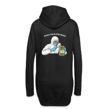 Pickle-pocalypse prêt ! - Sweat-shirt à capuche long Femme - noir - Dos