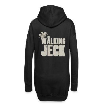le jeck qui marche - Sweat-shirt à capuche long Femme - noir - Dos