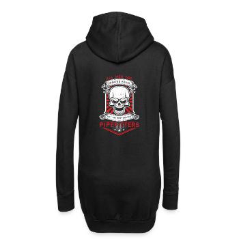 Rohrleger Rohrschlosser Installateur Installateur - Hoodie-Kleid - Schwarz - Hinten