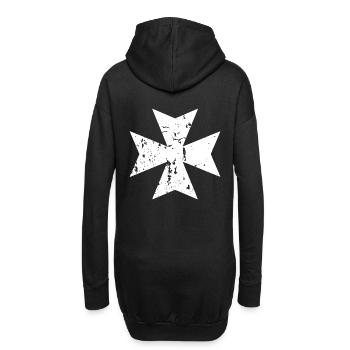 Templier noir - Sweat-shirt à capuche long Femme - noir - Dos