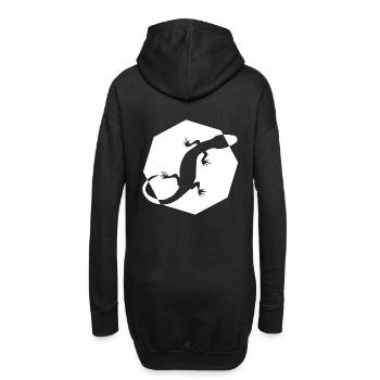 reptile - Sweat-shirt à capuche long Femme - noir - Dos