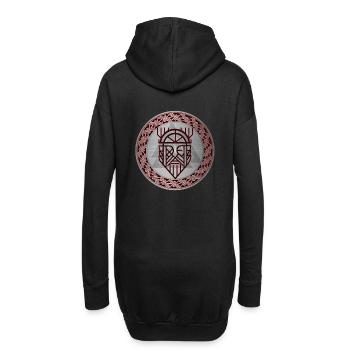 Valknut Vikings Odin Thor Keltische Symbole Pagan - Hoodie-Kleid - Schwarz - Hinten