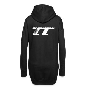TT Turnier Trottel - The Original - Hoodie-Kleid - Schwarz - Hinten
