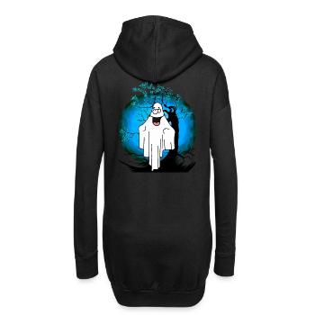 Halloween Gespenst Geist Geister - Hoodie-Kleid - Schwarz - Hinten