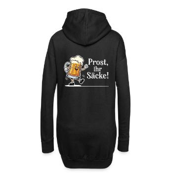 À votre santé, les sacs ! - Sweat-shirt à capuche long Femme - noir - Dos