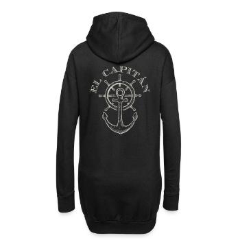 El Capitan - Sweat-shirt à capuche long Femme - noir - Dos