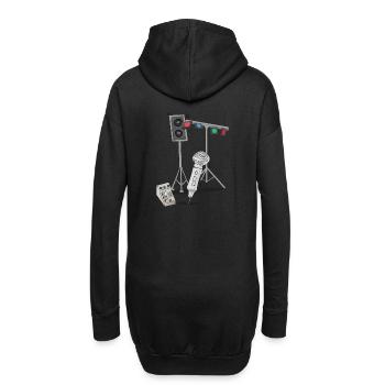 Bühnen Set - Hoodie-Kleid - Schwarz - Hinten