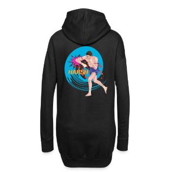 Karate Jiu-Jitsu Taekwondo Kickboxing Muay Thai - Hoodie-Kleid - Schwarz - Hinten