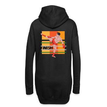 Karaté Jiu-Jitsu Taekwondo Kickboxing Muay Thai - Sweat-shirt à capuche long Femme - noir - Dos