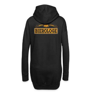 Bierologe Geschenk Bayern Bier lustige Sprüche - Hoodie-Kleid - Schwarz - Hinten