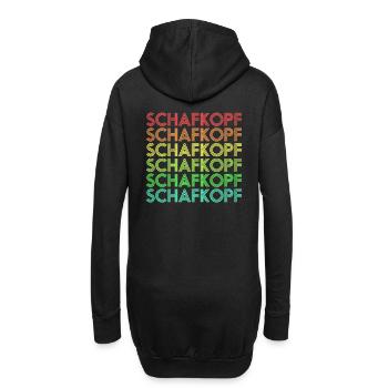 tête de bière tête de mouton crew Kartfreunde Retro cadeau - Sweat-shirt à capuche long Femme - noir - Dos