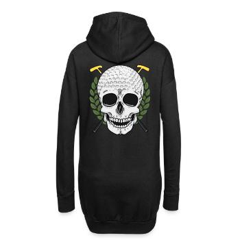Golf Skull Golfer Sports Club - Sweat-shirt à capuche long Femme - noir - Dos