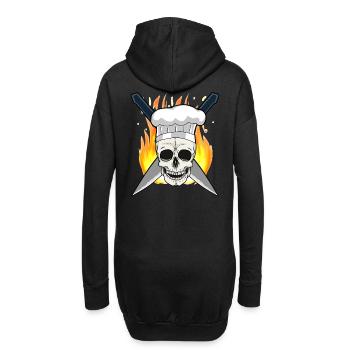 Chef Cuisine Chef Chef Professions - Sweat-shirt à capuche long Femme - noir - Dos