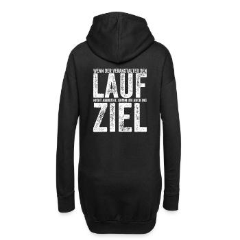 Ultramarathon Ultra Runner Joggen Laufen 100 km - Hoodie-Kleid - Schwarz - Hinten