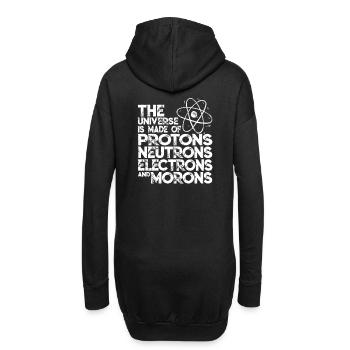 Chemise de physicien astronomie astronomie drôle - Sweat-shirt à capuche long Femme - noir - Dos