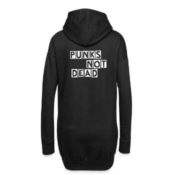Punk Punk Rock Punk Musik Geschenk - Hoodie-Kleid - Schwarz - Hinten