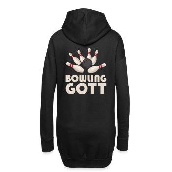 Bowling Gott I Bowlingkugel I Bowling T-Shirt - Hoodie-Kleid - Schwarz - Hinten